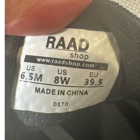 RAAD Aqua Pattern High Top Sneakers Graffiti Retro 6.5M 8W Athletic Shoe Skater - Picture 9 of 11